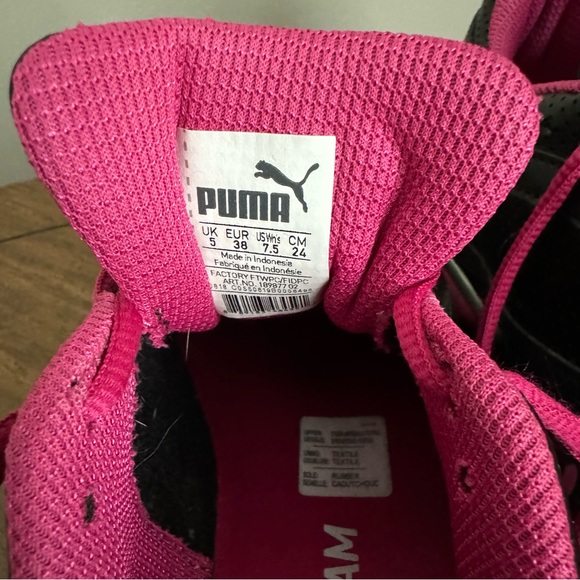 Puma TAZON Athlete Women’s Running Shoes Size 7.5 Black/Pink 18987702 - Picture 4 of 8